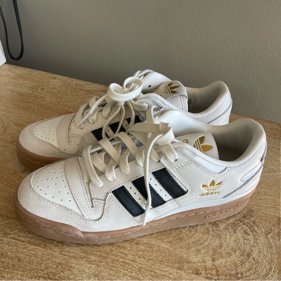 Like new. Mens ADIDAS FORUM 84 LOW CL. US SIZE 7.5. Cloud White/Core Black - Picture 7 of 15